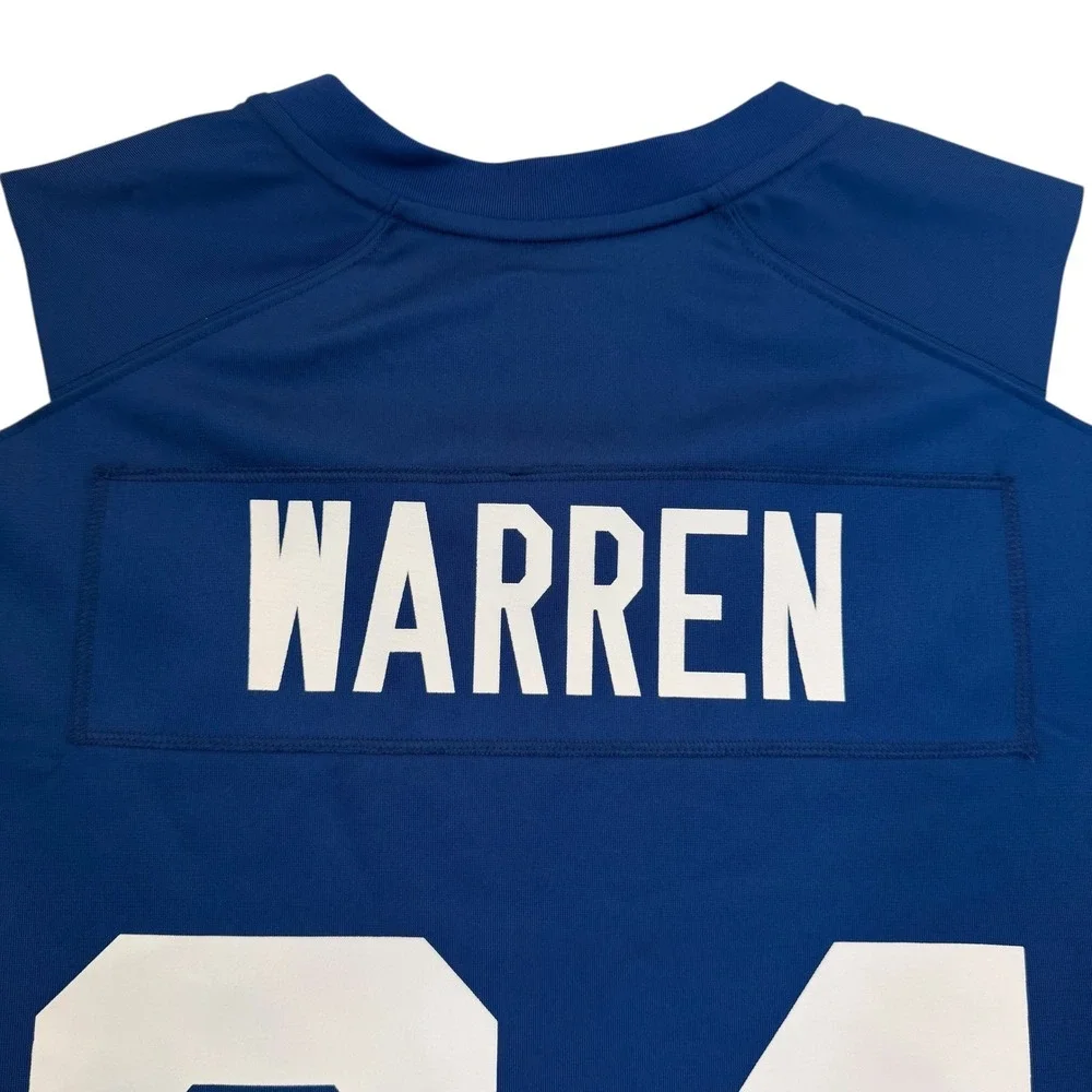 Nike NFL Indianapolis Colts Tyler Warren‎ 84 Jersey Mens XXL Blue White NEW READ